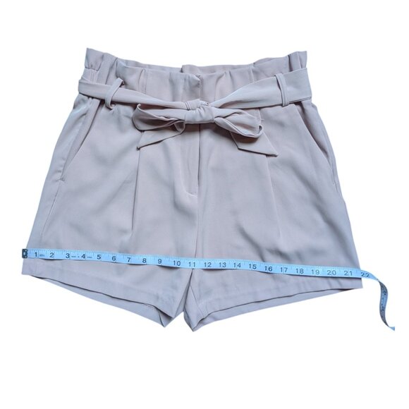 Dynamite Light Pink Dress Shorts with Pockets and Adjustable Waist Tie Women S - Picture 7 of 9